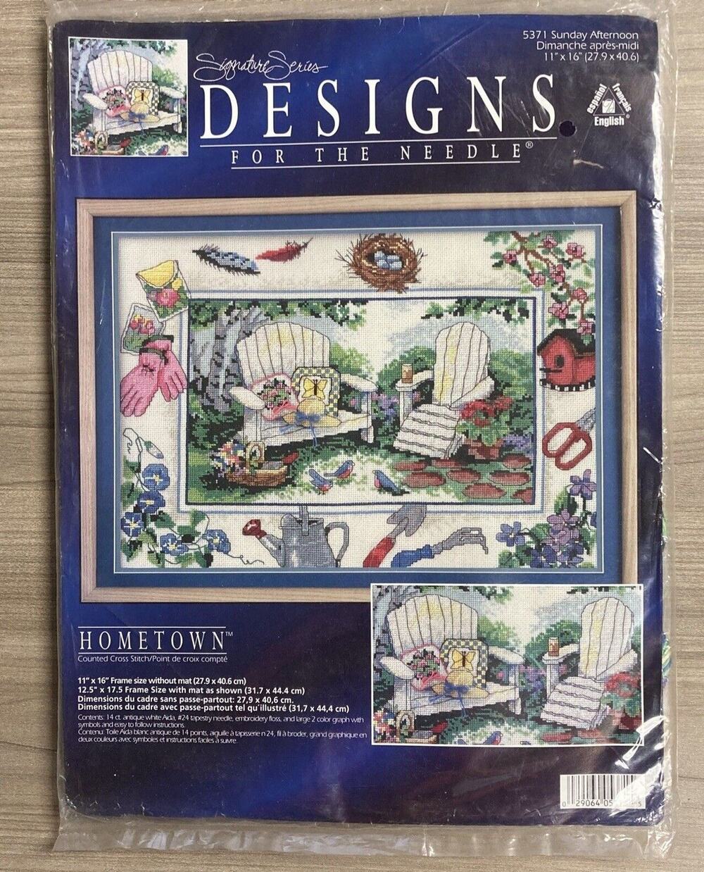 Counted Cross Stitch Kit Sunday Afternoon Designs For The Needle 11x16 Inch 5371